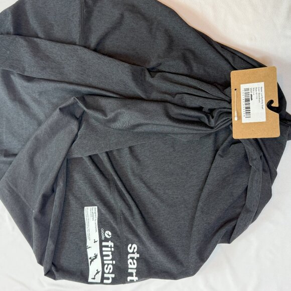 New NWT Oiselle x Head & Hands Collaboration Scarf. Dark Gray Black, RARE - Picture 2 of 7